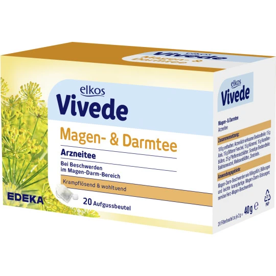 VIVEDE Magen- & Darmtee 20ST 40G 3 VIVEDE Magen- & Darmtee 20ST 40G