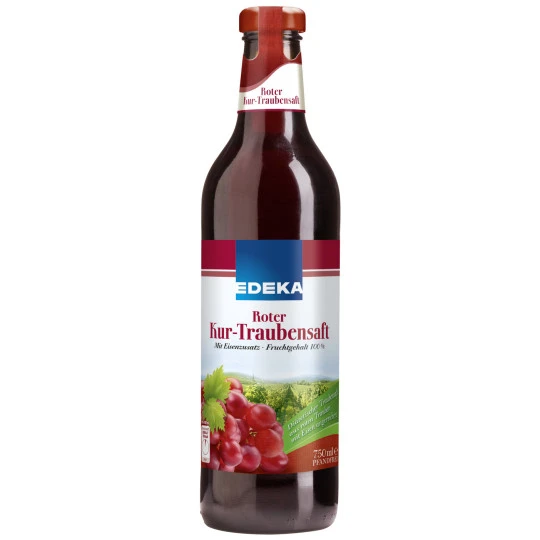 Roter Kur-Traubensaft 0,75L 3 Roter Kur-Traubensaft 0,75L