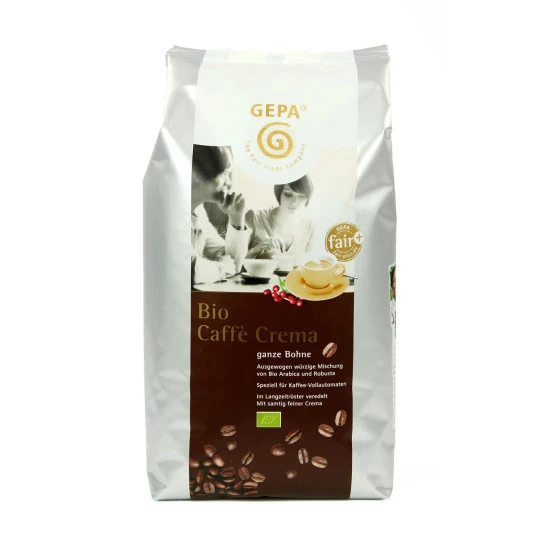 Gepa Bio Cafe Crema 1KG 3 Gepa Bio Cafe Crema 1KG