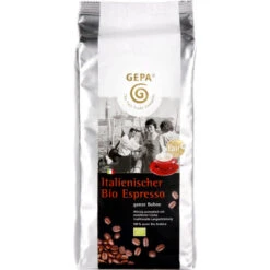 Fairtrade Italienischer Bio Espresso Ganze Bohnen 1KG
