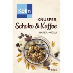 Knusper Schoko & Kaffee Hafer-Müsli 500G
