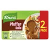Knorr Pfeffer Soße Ergibt 2x 250ML 46G -Knorr Verkäufe knorr pfeffer soamp223e famp252r 2x250ml 46g