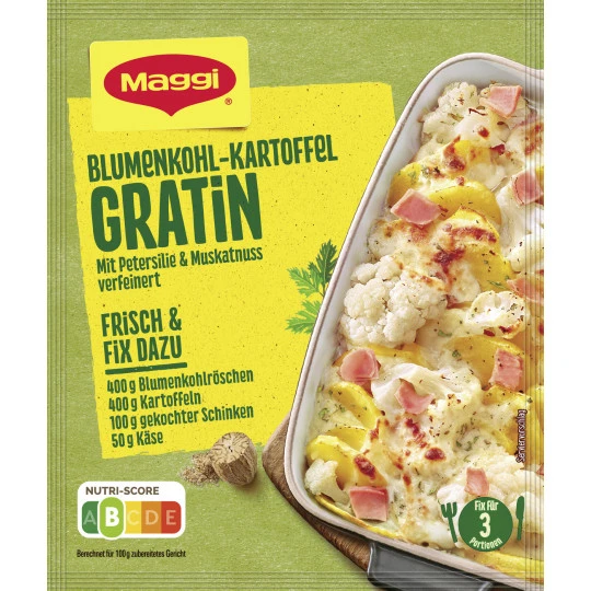Blumenkohl-Kartoffel-Gratin 51G 3 Blumenkohl-Kartoffel-Gratin 51G