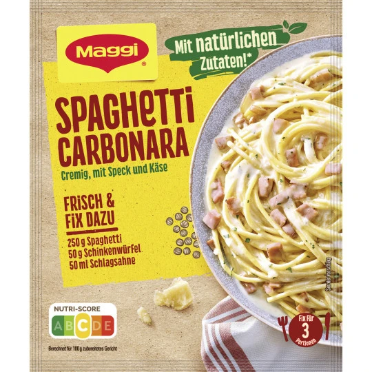 Fix Spaghetti Carbonara 35G 3 Fix Spaghetti Carbonara 35G