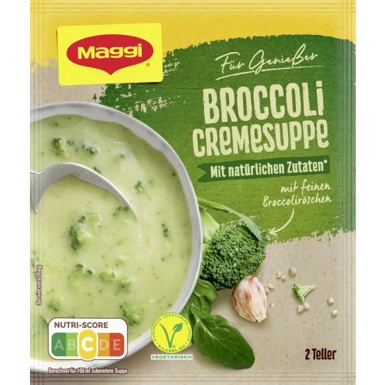 Für Genießer Broccoli Creme-Suppe Ergibt 500ML 3 Für Genießer Broccoli Creme-Suppe Ergibt 500ML