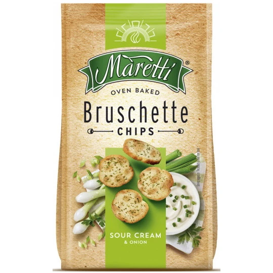 Bruschette Sour Cream & Onion 150G 2 Bruschette Sour Cream & Onion 150G