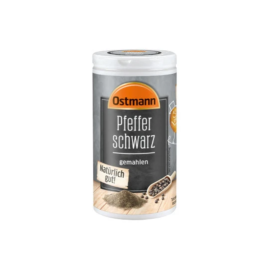 Pfeffer Schwarz Gemahlen 40G 3 Pfeffer Schwarz Gemahlen 40G