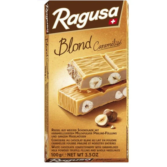 Ragusa Blond Caramélisé 100G 3 Ragusa Blond Caramélisé 100G