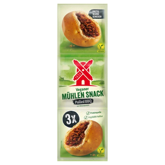 Rügenwalder Mühle Veganer Mühlen Snack Paulled Pork 3x 40G 3 Rügenwalder Mühle Veganer Mühlen Snack Paulled Pork 3x 40G