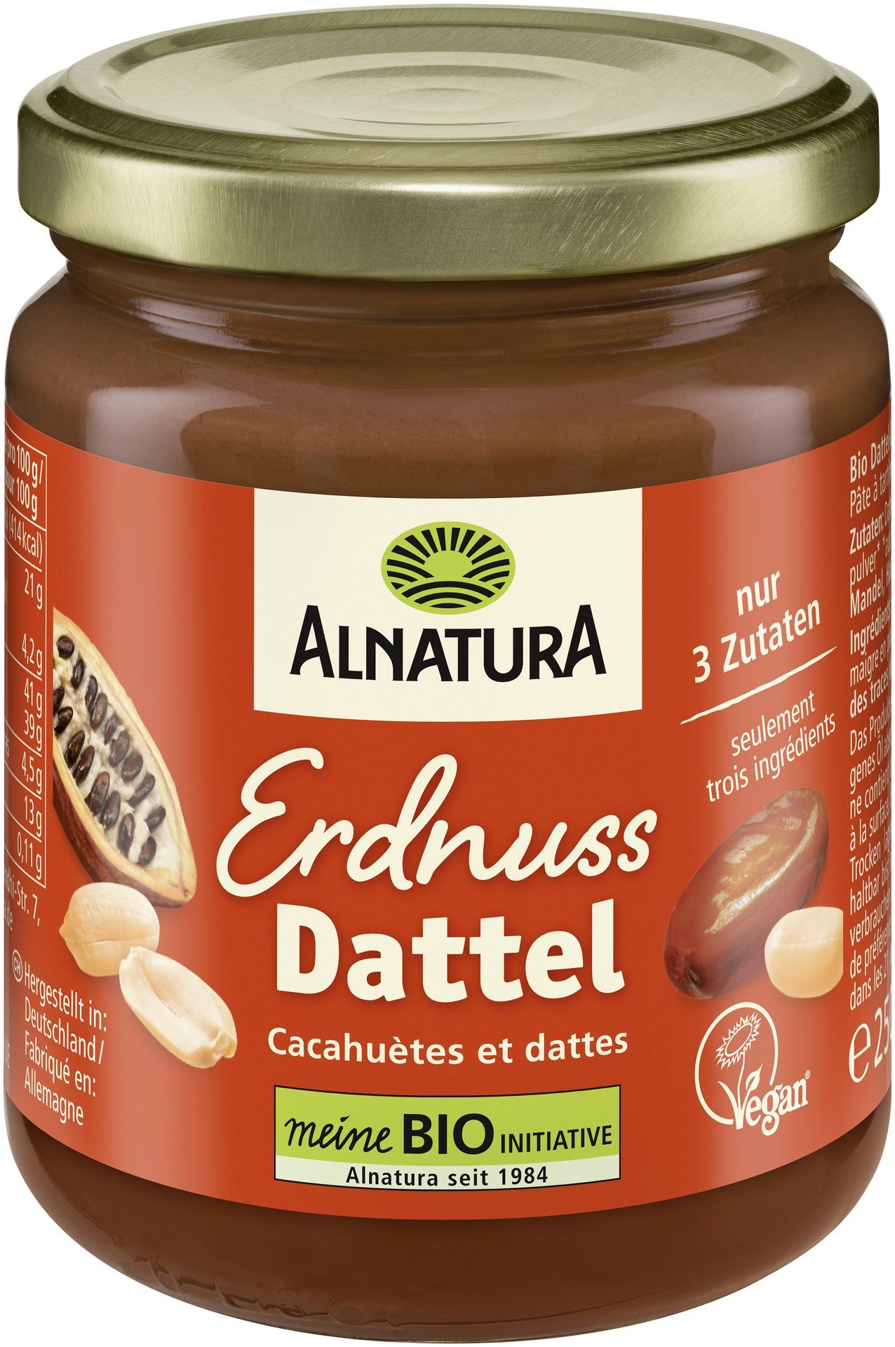 Knorr Verkäufe -Knorr Verkäufe alnatura erdnuss dattel kakao creme 250g 4104420255005 3